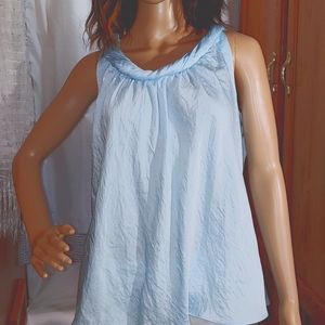Talbot 16P twist neck soft blouse/tank